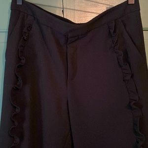 ZARA trousers with ruffle